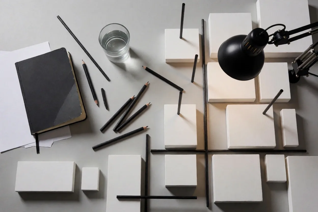 Digital architecture background